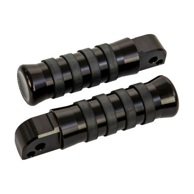 709671 - Rick's Motorcycles, passenger pegs O-ring style. Black