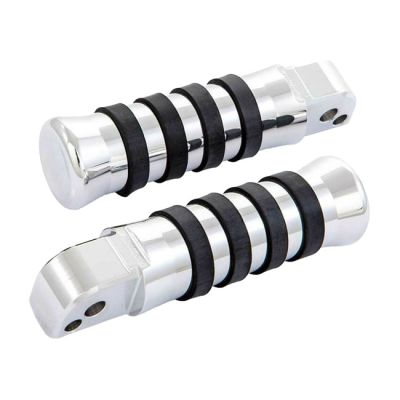 709672 - Rick's Motorcycles, passenger pegs O-ring style. Polished