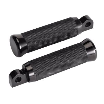 709675 - Rick's Motorcycles, foot pegs Knurled style. Black