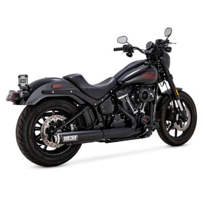 709968 - V&H Vance & Hines, Supersport slip-on muffler. Wrinkle black