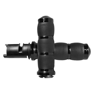 709970 - AVON GRIPS Avon grip set. Velvet air cushioned. Black anodized