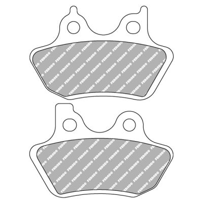 710080 - Ferodo, brake pads. Organic P-compound