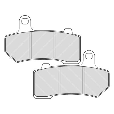710092 - Ferodo, brake pads. Organic P-compound