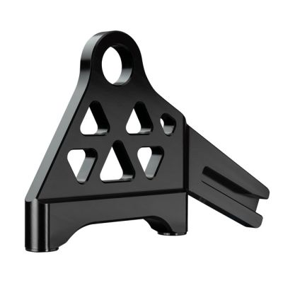 710107 - Accossato, M8 Softail rear brake caliper bracket. Black