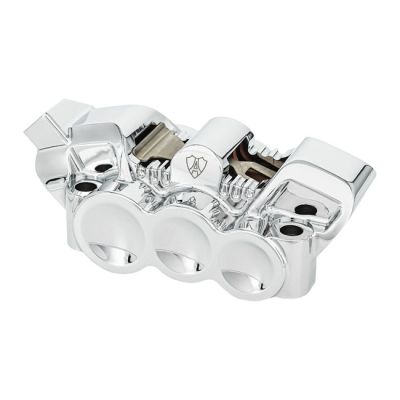 710179 - Arlen Ness, 6-p mono-block radial caliper. Left. Chrome