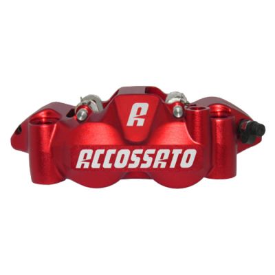 713334 - Accossato, 108mm Monoblock radial brake caliper right. Red