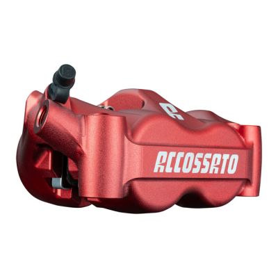 713345 - Accossato, 100mm Monoblock radial brake caliper left. Red