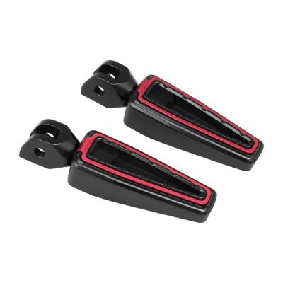 713430 - Fangster, foot pegs. Black red
