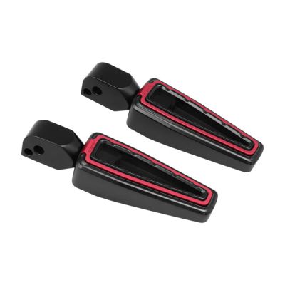 713446 - Fangster, passenger foot pegs. Black red