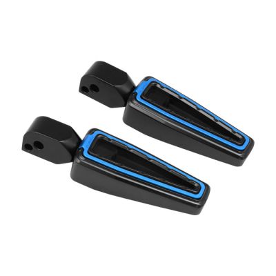 713448 - Fangster, passenger foot pegs. Black blue
