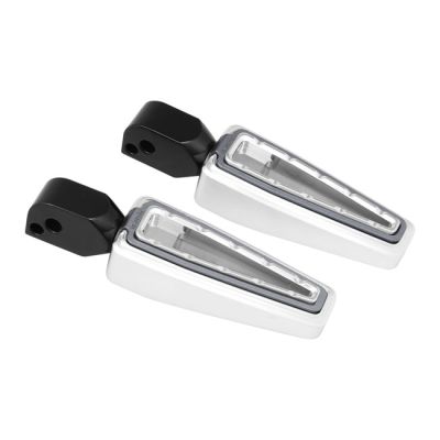 713449 - Fangster, passenger foot pegs. Chrome smoky