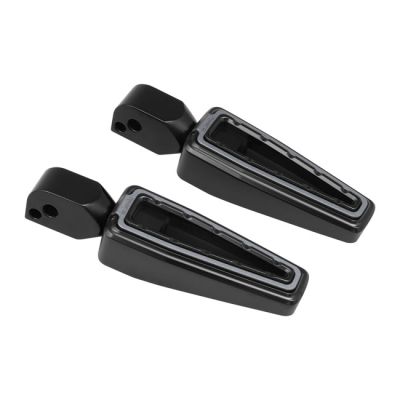 713450 - Fangster, passenger foot pegs. Black smoky