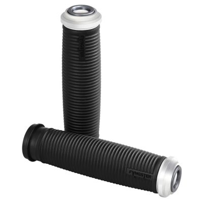 713465 - Fangster, handlebar grip set.  Chrome smoky