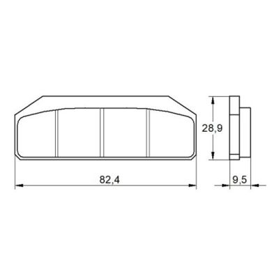 717767 - Accossato, Brake pad set. Racing