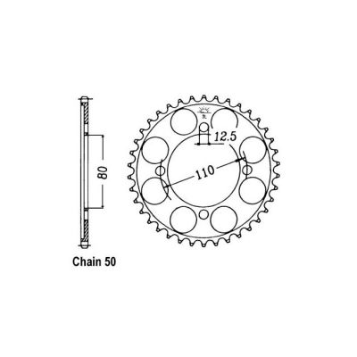 8080274 - JT Rear Sprocket 284.38