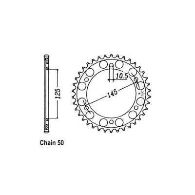 8080277 - JT Rear Sprocket 865.39