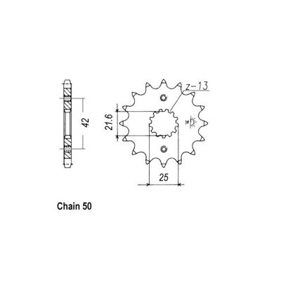 8080384 - JT Front Sprocket 513.18
