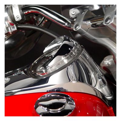 8080410 - National Cycle NC cast speedometer visor chrome