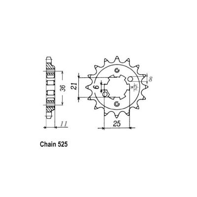 8080864 - JT Front Sprocket 290.15