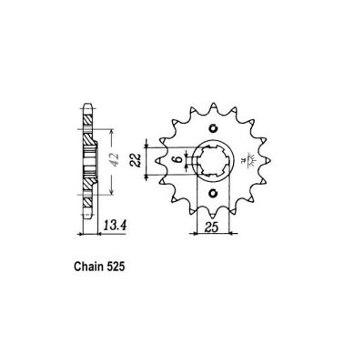 8081081 - JT Front Sprocket 291.16