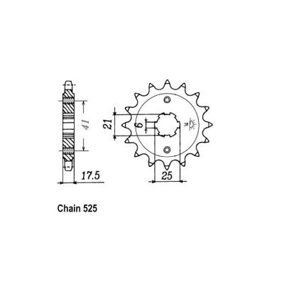 8081362 - JT Front Sprocket 294.15