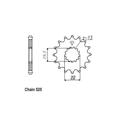 8081498 - JT Front Sprocket 433.14