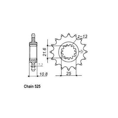 8081912 - JT Front Sprocket 1586.17