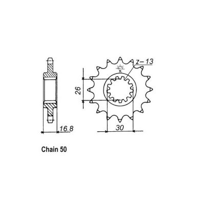 8082063 - JT Front Sprocket 333.16