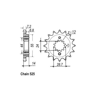 8082141 - JT Front Sprocket 314.16