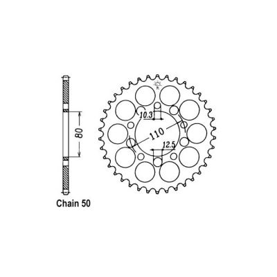 8082152 - JT Rear Sprocket 1334.43