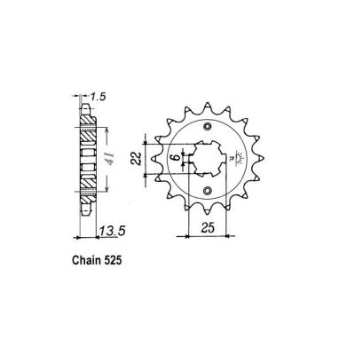 8082182 - JT Front Sprocket 293.16