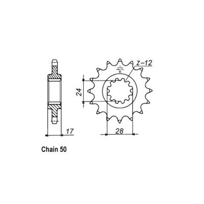 8082188 - JT Front Sprocket 295.15