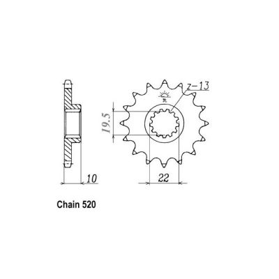 8082701 - JT Front Sprocket 432.14