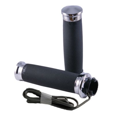 830006 - AVON GRIPS Avon MT Custom Contour heated grips, chrome