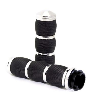 830010 - AVON GRIPS Avon MT Air Cushioned grips chrome