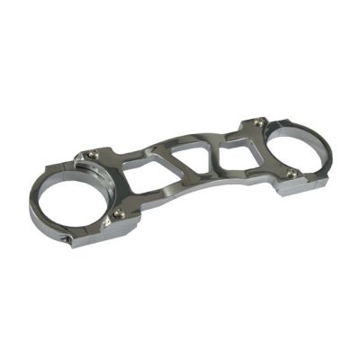 900422 - MCS Fork brace, 41mm. slotted. Chrome