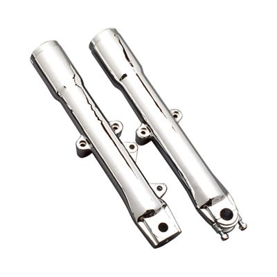 901084 - MCS Lower fork legs, single disc. Chrome