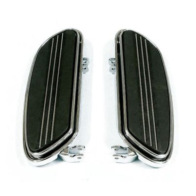 901527 - MCS Runway rider floorboards, 1" extended. Chrome