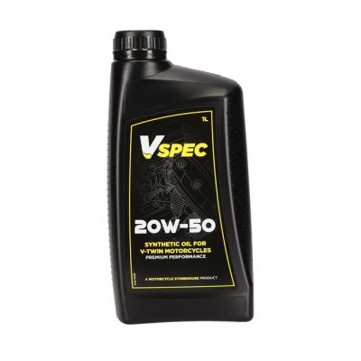 904504 - Vspec, 20W50 Full Synthetic motor oil. 1 liter bottle.