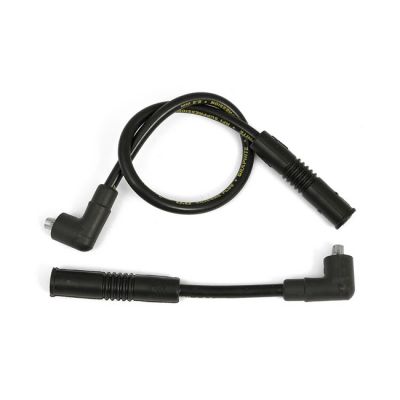 904662 - Accel, 8.8mm supression core spark plug wire set. Black