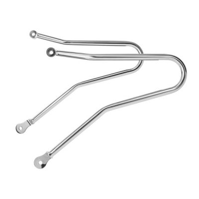 905738 - Motone, Triumph saddlebag support. Polished stainless