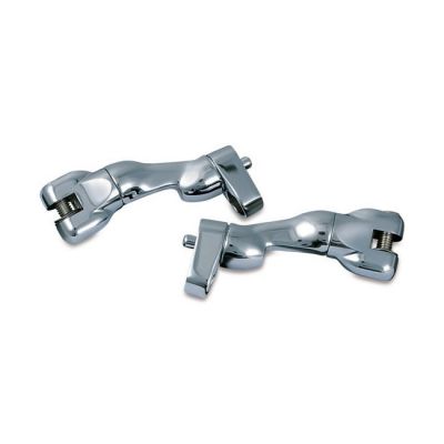 906397 - Küryakyn Kuryakyn, Adjustable passenger peg mounts. Chrome
