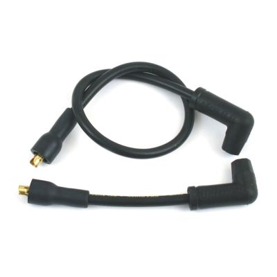 907455 - Accel, 8.8mm supression core spark plug wire set. Black