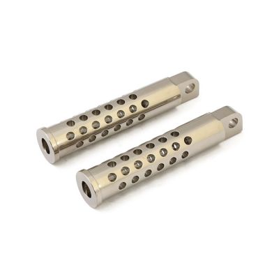 908001 - MCS Shooter foot pegs. nickel plated