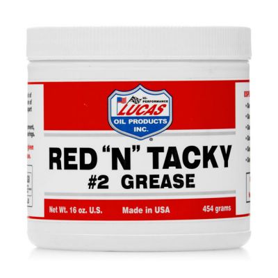 910513 - LUCAS OIL Lucas, Red ´N´ Tacky grease. 453 gram can