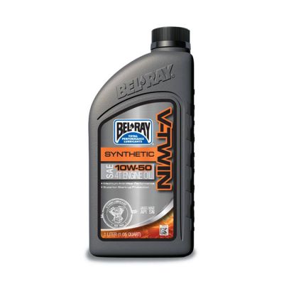 912113 - Bel-Ray V-Twin synthetic motor oil, 10W50. 1L