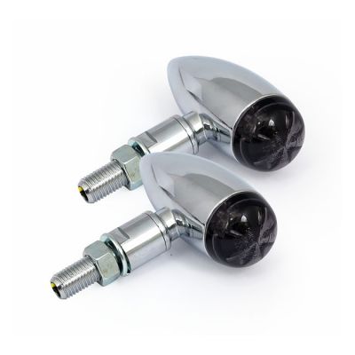 913021 - MCS Micro bullet LED turn signals, chrome