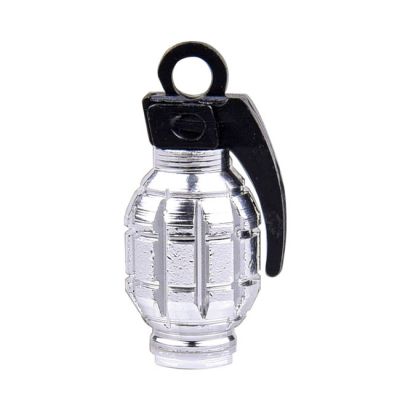 913319 - Trik Topz, Hand Grenade license plate mounts. Chrome