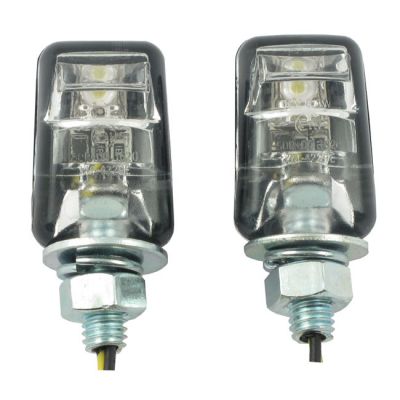 913688 - MCS Picco, lighted license plate bolt set. Black