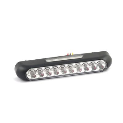 913842 - MCS Ledline, LED taillight. Black. Clear lens